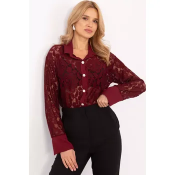 Dámská košile MI KS košile C243.18 Bordó - FPrice bordó one size