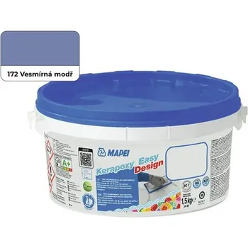 Spárovací hmota Mapei KERAPOXY EASY DESIGN 172 VESMÍRNÁ MODŘ 1,5kg 5KB017202