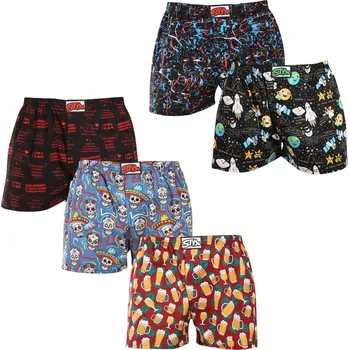 Trenýrky 5PACK pánské trenky Styx art klasická guma vícebarevné (5A1778456) XXL Možnost vrácení zboží ZDARMA do 120 dnů!