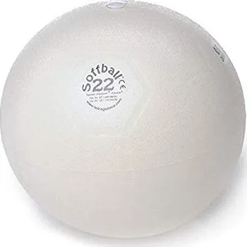 Gymnastický míč Ledragomma SoffBall MAXAFE 22cm - bílý