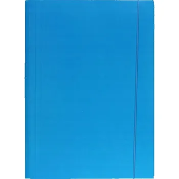 Papírová složka s gumou A4 Barbara modrá