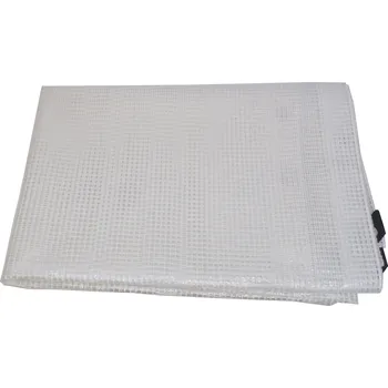 Krycí plachta plachta krycí, průhledná, s kovovými oky, 2 x 3 m, 120 g / m2 - BAZAR - 0.72 Kg TOP Sklad4 601055.01 (0.72 Kg TOP Sklad4 601055.01)