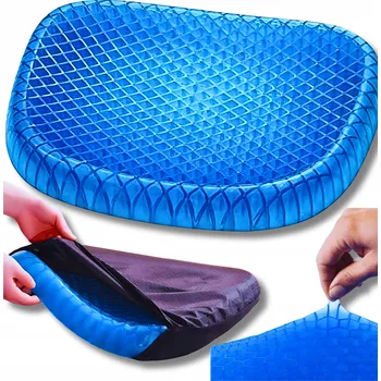 Podsedák Malatec 21915 ortopedický podsedák 42*36 cm modrý