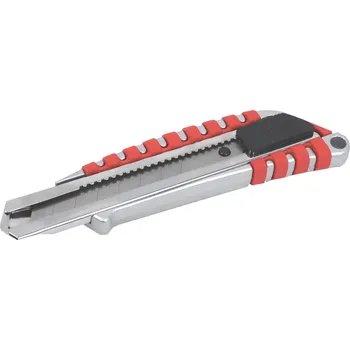 Pracovní nůž nůž odlamovací, ALU, dvoubarevný, 18 mm, profi 0.10 Kg TOP Sklad4 200197 (0.10 Kg TOP Sklad4 200197)