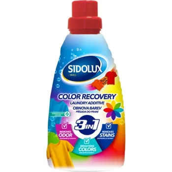 Mýdlo na praní Sidolux přísada do prádla 3v1 obnova barev 1 l