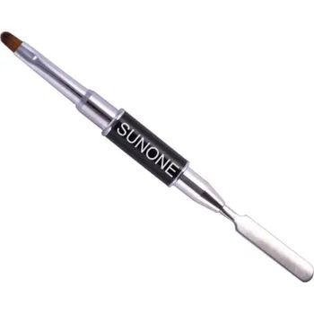 Přípravek na nehty Štětec se špachtlí na modeláž nehtů a na akrylgel 1ks