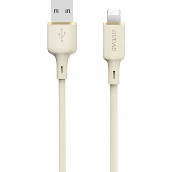 Datový kabel Kabel Dudao L7SL USB-A - Lightning 5A 1m - béžový