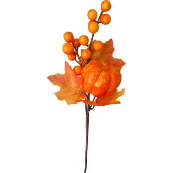 Dekorace zápich Dýně s bobulemi