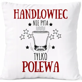 Polštář Polštář pro alkoholika jako Dárek s potiskem bílý PoliDraw