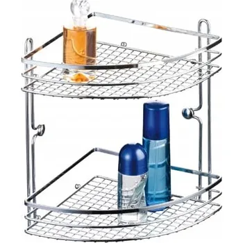 Koupelnový nábytek Rohová koupelnová police Testrut Cassandra se 2 policemi