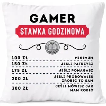 Polštář Barber Polštář jako Dárek s potiskem bílý PoliDraw