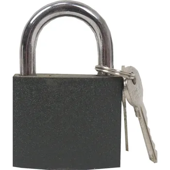 Visací zámek zámek visací, černý, 63 mm 0.48 Kg TOP Sklad4 603025 (0.48 Kg TOP Sklad4 603025)
