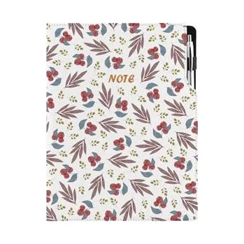 Notes DESIGN A4 tečkovaný - Jeřabina