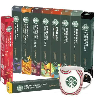Káva Starbucks | Startovací balíček - Počet kapslí pro Nespresso®: 100