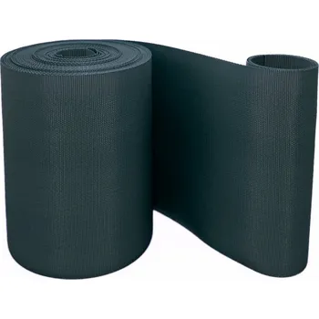 Příslušenství pro plot Tkaný textilní pás - granitově šedý, 19cm x 28m (Tkaný textilní výplet, granitově šedý, RAL 7026, rozměr 0,19 x 28 m)
