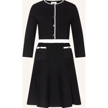 Dámské šaty Robe Légère Dámské Pletené Šaty S 3/4 Rukávem, černá / bílá, 42