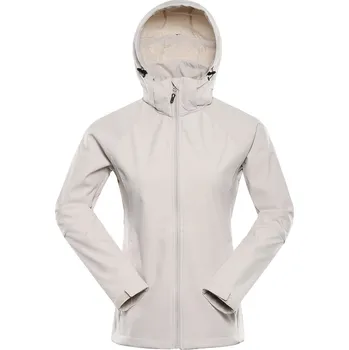 Dámská bunda Dámská softshellová bunda s úpravou dwr ALPINE PRO HOORA béžová S BIG