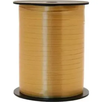Balónek Amscan Stuha vázací 500m - zlatá