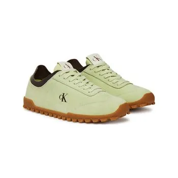 Dámská obuv Sneakersy Calvin Klein Jeans Low Profile Runner Mg Sue YW0YW01898 Zelená 36
