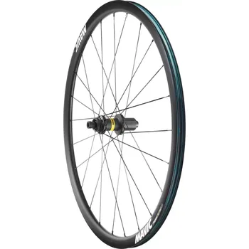 Zapletené kolo Mavic Silniční kolo Mavic Ksyrium 30 Disc 2025 uchycení kotouče Center Lock náboj Zadní - 12x142mm - ořech HG