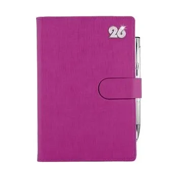 Diář Diář SPLIT CRYSTAL týdenní A5 2026 český - fuchsiová