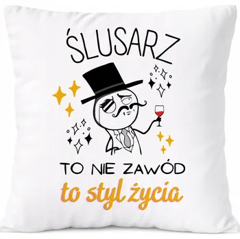 Polštář Polštář Pro Babičku jako Dárek s potiskem Fotografie Bílý PoliDraw