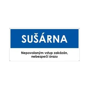 SUŠÁRNA, modrá, plast s dírami 2 mm 190x90 mm