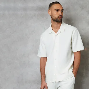 Pánská košile Košile Threadbare Ecru 1171826 XL