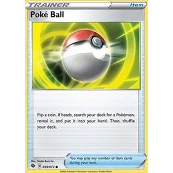 Volný čas Pokémon CPA 059/073 Poké Ball - Champion’s Path Stav: Near Mint, Verze: REVERSE HOLO