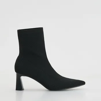 Dámská zimní obuv Reserved - Boty na podpatku - černý - 163FF-99X - 163FF-99X-41