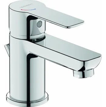 Vodovodní baterie Duravit DC1013001010 - Umyvadlová baterie + výpusť D-CODE lesklý chrom