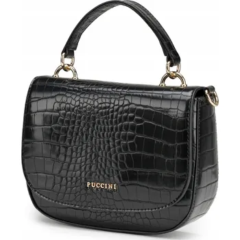 Kabelka PUCCINI kabelka přes rameno eko kůže černá