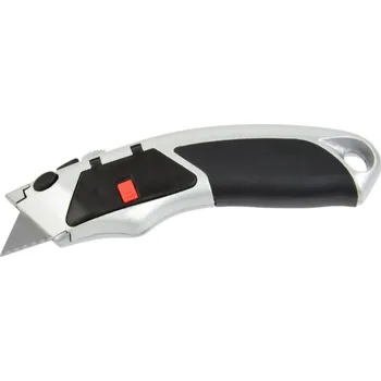 Pracovní nůž Vysouvací nůž kovový s výměnným břitem, 4 ks náhradních břitů, GEKO 0.262 Kg HOBY Sklad3 G01845 (0.262 Kg HOBY Sklad3 G01845)