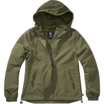 Dámská casual bunda BRANDIT Dámská větrovka Summer Windbreaker frontzip Olivová Velikost: M