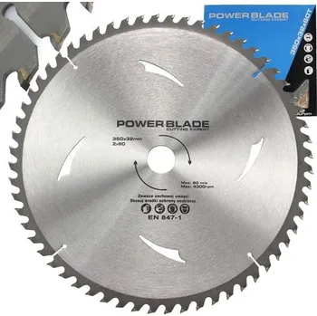 Pilový kotouč Kotouč pilový s SK plátky (vidiový), 350x60Tx32mm POWER BLADE 1.800 Kg HOBY Sklad3 M09073 (1.800 Kg HOBY Sklad3 M09073)