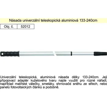 Násada Násada Alu teleskopická, 130-240 cm pro malířské válečky 0.36 Kg NÁŘADÍ Sklad2 52012 (0.36 Kg NÁŘADÍ Sklad2 52012)