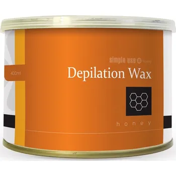 Přípravek na depilaci a epilaci simple use Depilační vosk v plechovce - medový - 400ml