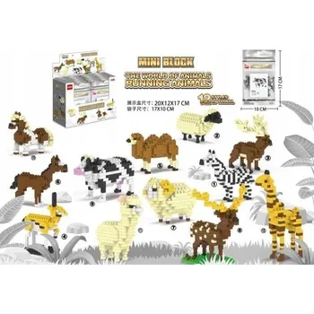 ostatní stavebnice Stavebnice zvířata MIX /Merkpol