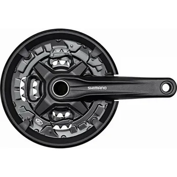Klika na kolo Shimano kliky FC-MT210-L, 175mm 44-32-22 zubů, černé, s krytem, 9 speed, v krabičce + DÁREK