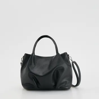 Reserved - Pytlová kabelka s páskem - černý - 583FC-99X - 583FC-99X-ONE