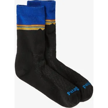 Pánské ponožky Patagonia Merino ponožky Blend Crew Socks - Classic Fitz Roy: Viking Blue, vel. L / 42-45