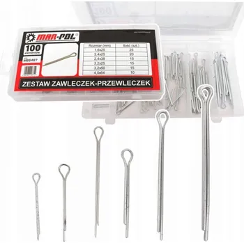Sada nářadí Závlačka, sada 100ks MAR-POL 0.217 Kg HOBY Sklad3 M66487 (0.217 Kg HOBY Sklad3 M66487)