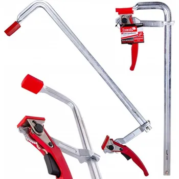 Truhlářská svěrka Svěrka rychloupínací ráčnová, typu F, 400 x 100 mm, kovaná GEKO 1.160 Kg HOBY Sklad3 T00588 (1.160 Kg HOBY Sklad3 T00588)