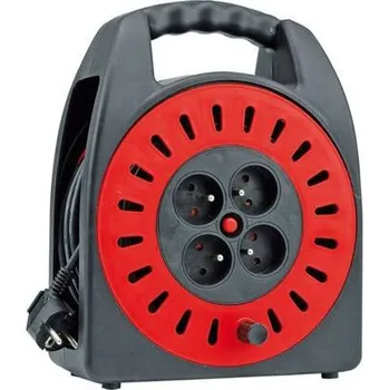 Nářadí pro automobil Vorel 72570 Kabel prodlužovací 15 m 4 zásuvky typ E buben