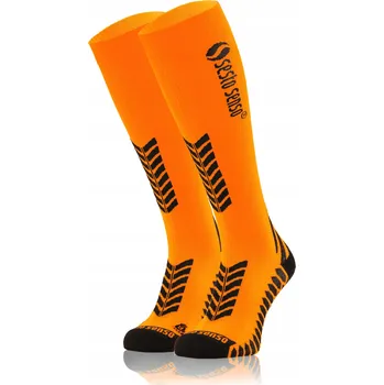 Dámské ponožky Sesto Senso ponožky kompresní podkolenky Unisex 35-38 oranžové