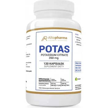 Doplněk stravy Alto Pharma Draslík 350 mg kapsle 120 ks