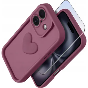 Pouzdro na mobilní telefon Zadní Kryt KrainaGSM pro Apple iPhone 16 červený