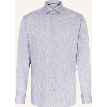 Pánská košile Eterna Pánská Košile Modern Fit, tmavě hnědá / krémová /...