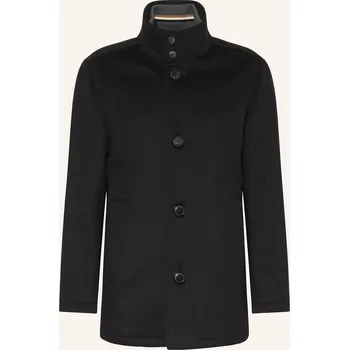 Pánský zimní kabát Boss Pánský Vlněný Kabát Coxtan, černá, 46