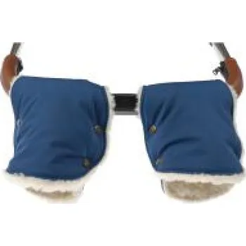 Rukavice Vlněné rukavice na kočárek Merino softshell 7 modrý